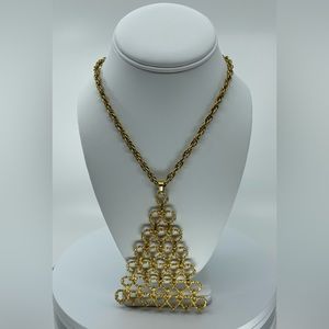 Vintage 1970's Act ll gold tone necklace
